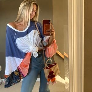 Free people colorful tunic